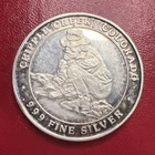 Cripple Creek Central City Colorado Historic Mining .999 Silver Prospector Round