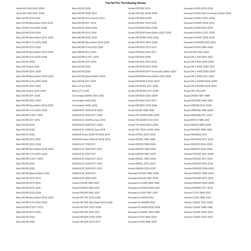 Pastilla de freno Tusk - Delantera de metal sinterizado para HONDA XR650L 1993-2009,2012-2023 Foto 3 de 4