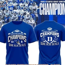 🎉FASTSHIP -2025 Atlantic Coast Conference Champions Duke Blue Devils For Fans