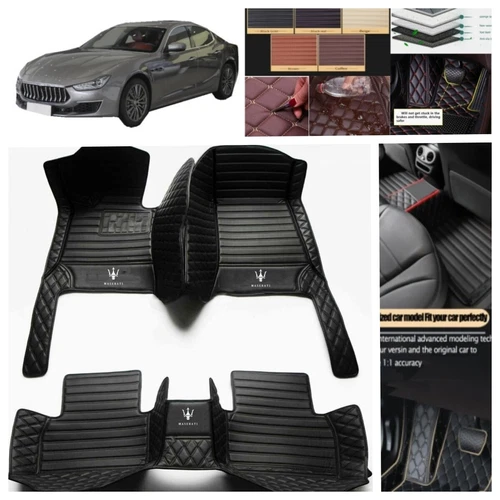 For Maserati Ghibli 2014-2024 Car Floor Mats Custom Foot Carpets Waterproof Mats - Imagen 33 de 38