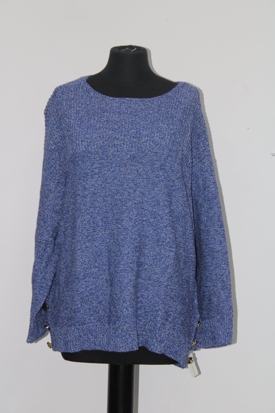 Charter Club Boat-Neck Marled-Knit Sweater, Admiral Navy (XXLarge)