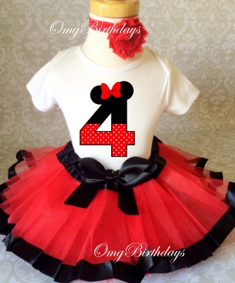 minnie mouse 4th birthday outfit