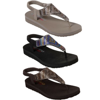 skechers yoga sling sandals