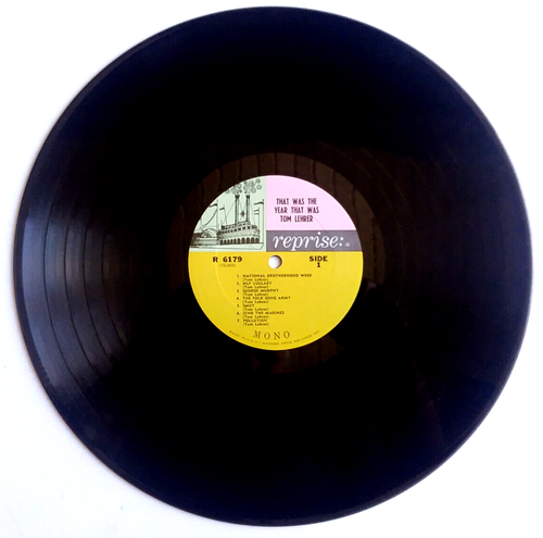 TOM LEHRER - That Was The Year That Was - Vinyl LP 1965 Reprise R 6179 Mono - Imagen 3 de 6