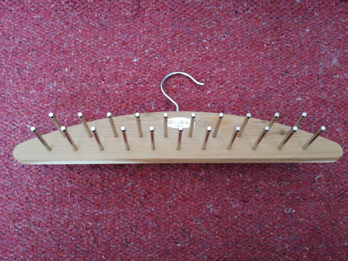 Tie Hanger Woodlore Cedar Wood 24 Peg