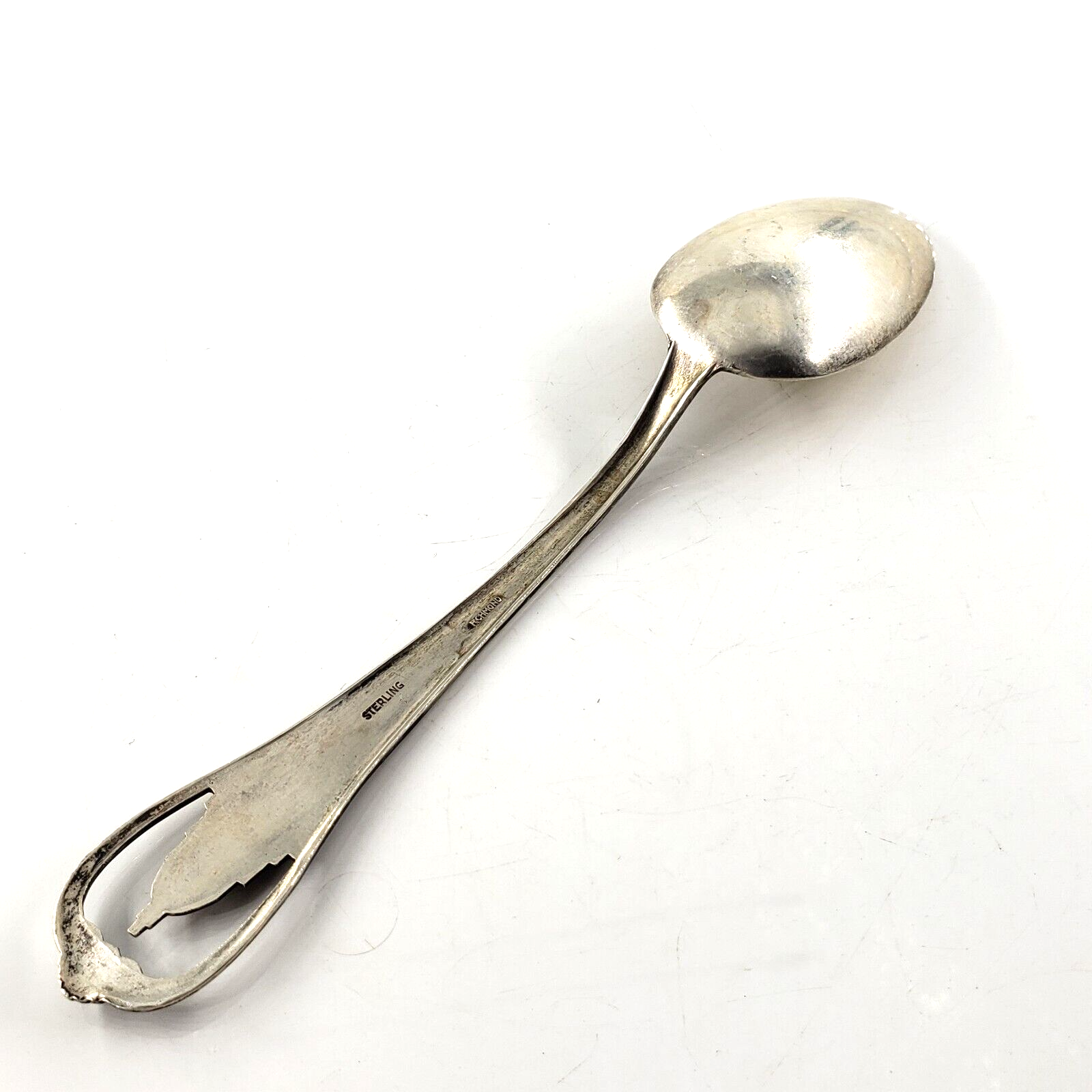RICHMOND Sterling Silver Souvenir Spoon Washington DC US Capitol White