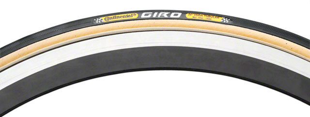 Continental Giro Tubular Tire - 700 x 22, Tubular, Folding, Black