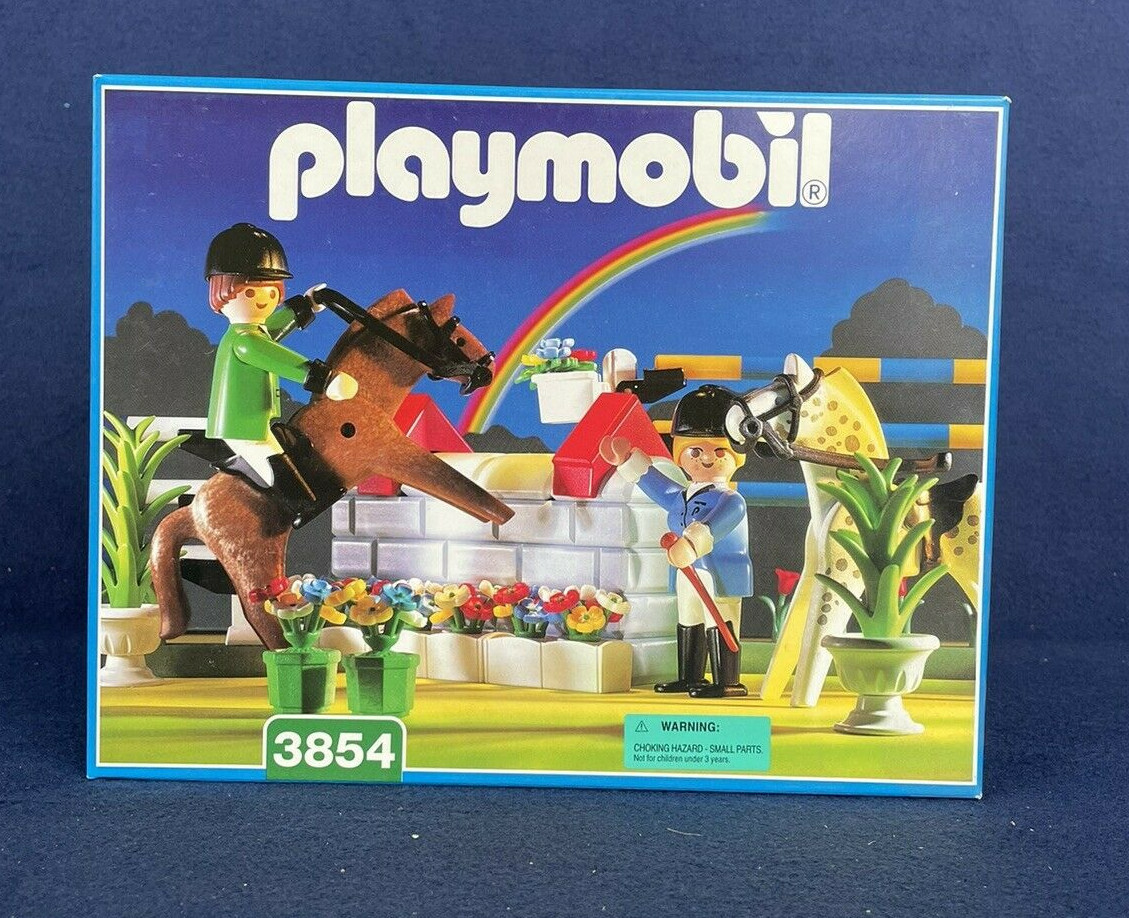 Playmobil 3854 Jockey Team - Vintage MIB - 1996 | eBay