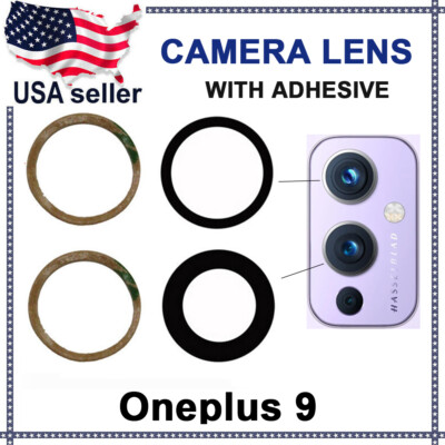 OEM Rear Back Camera Lens Glass Cover + Tape Replacement For OnePlus 9 FAST SHIP