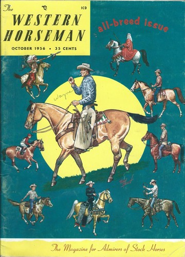 Magazine - Western Horseman - Randy Steffen All Breed Horse Rodeo Clown - 10/56  - Afbeelding 1 van 2