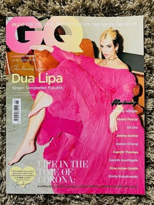 Rare BRAND NEW & Unread - UK British GQ Magazine June 2020 DUA LIPA Cover