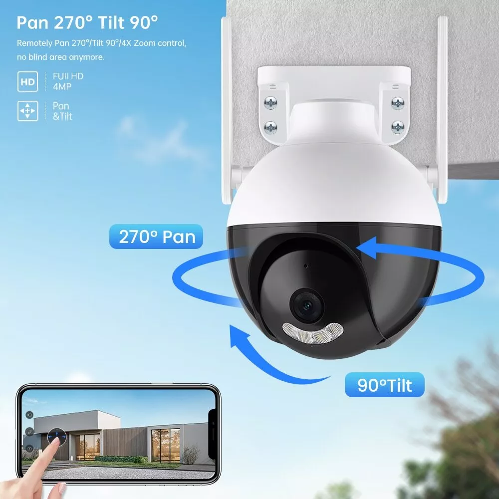 Cámara de Seguridad Espía Luses WIFI Inalámbrica Para Exterior Hogar 2.4G  Camera