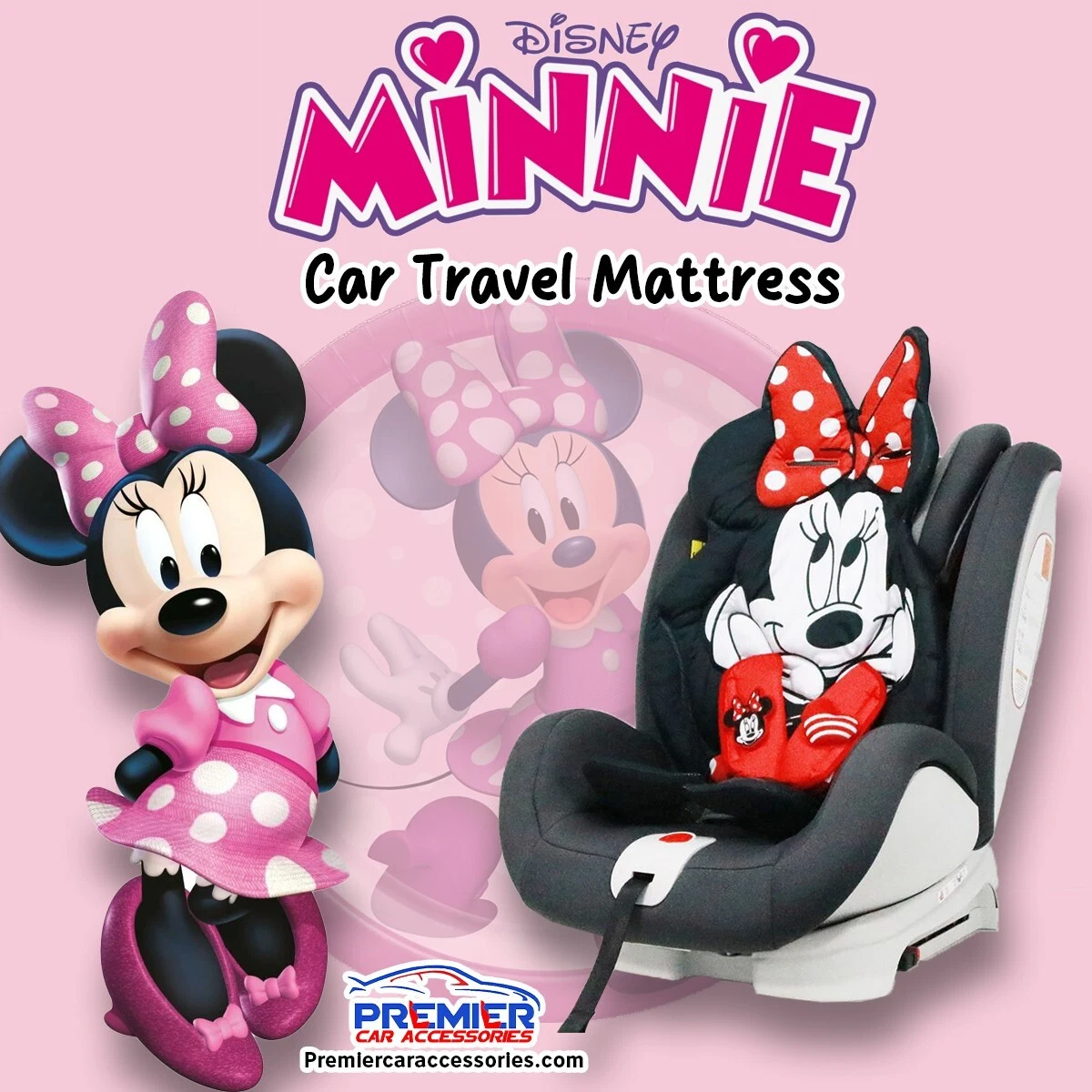 Disney Minnie Maus Baby Matratze Set für Auto Sitze, Buggys, Krippen Mit  Gürtel