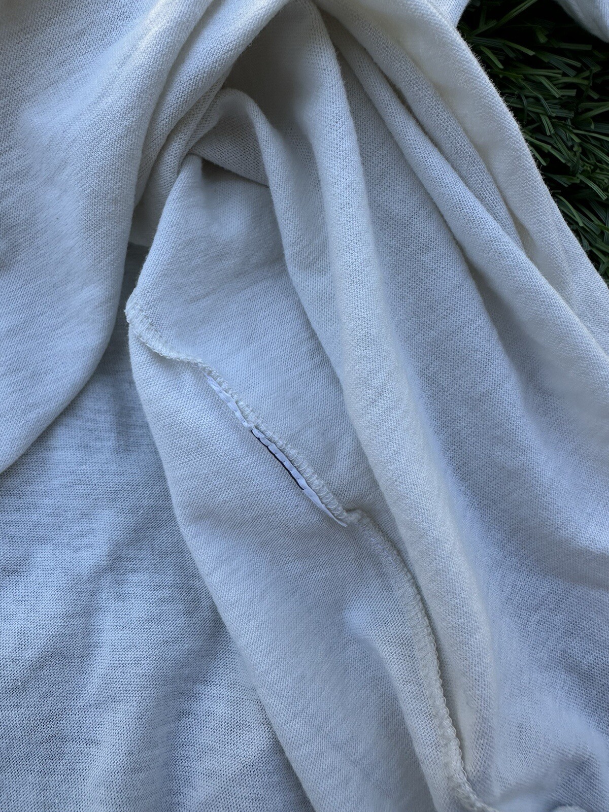 T shirt maglietta teschio Saint Laurent usata una volta bianca taglia media AUTENTICA