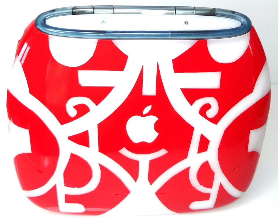 iBook Clamshell G3 DVD 367 "Special Red"  PVT + 128GB SSD mSATA + GIFTS - SUPERB - Image 3 of 4