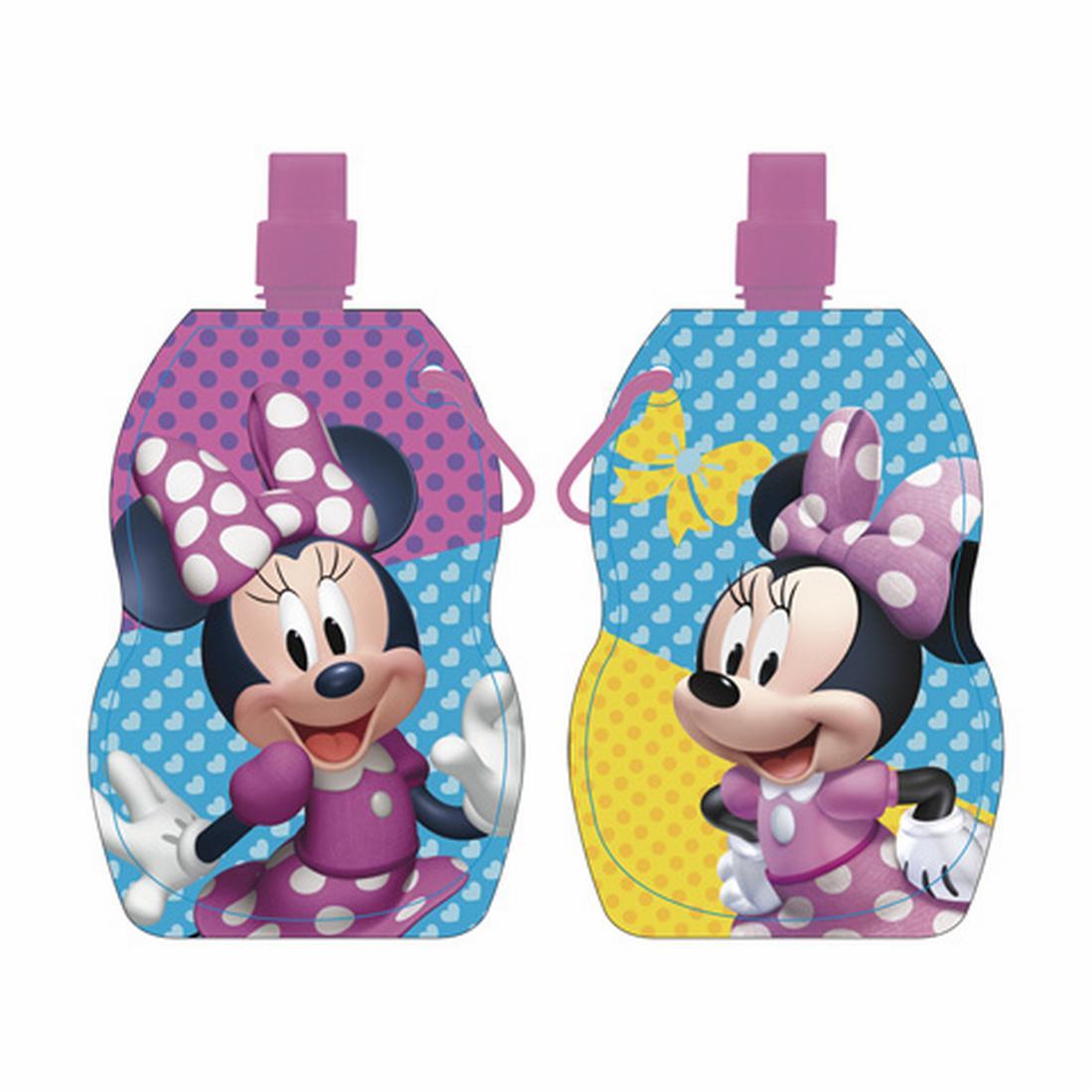BOTELLA CANTIMPLORA ENROLLABLE PLEGABLE DE MINNIE MOUSE (16808)