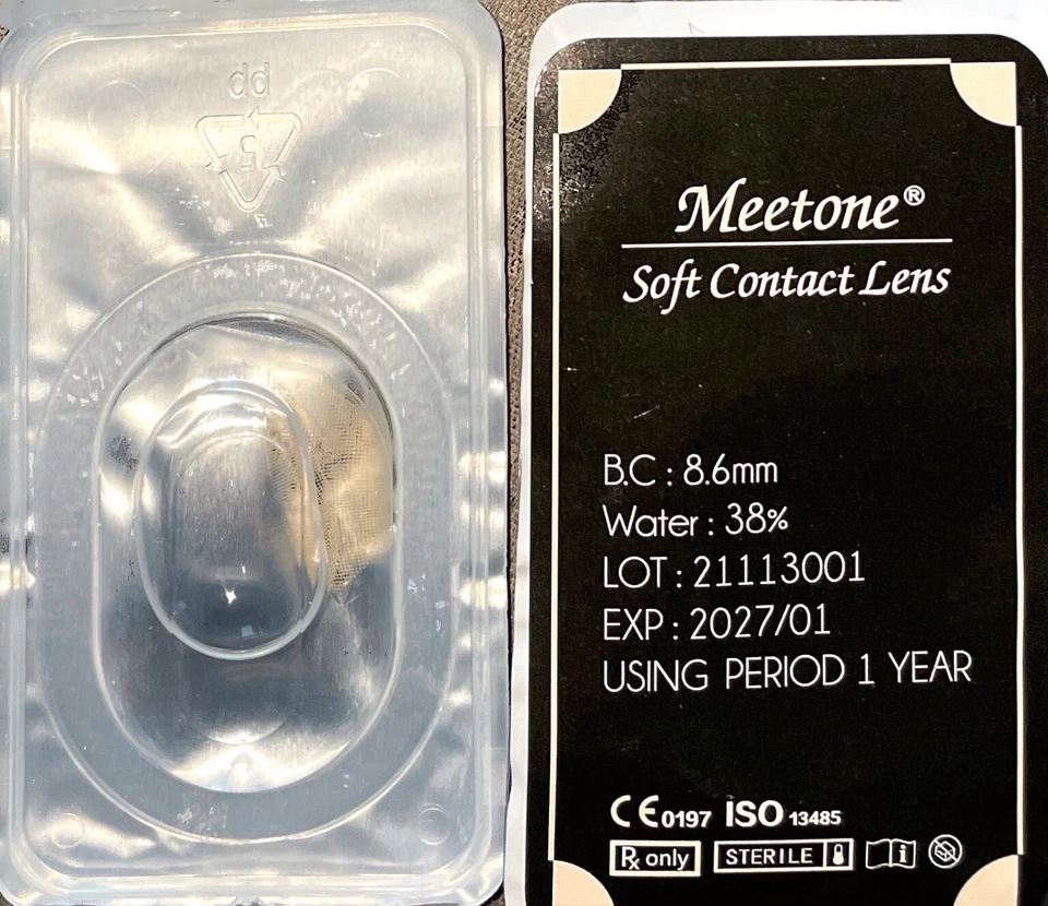 Kontaktlinsen farbig braun ohne Stärke farbige braune Jahreslinsen Brown - Bild 4 von 4