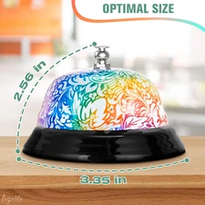 Floral Call Bell for Teachers Desk Bell Service Classroom Dog Train Counter Bell