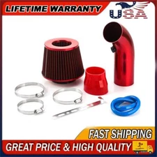 Cold Air Intake Filter Induction Kit Pipe Power Flow Hose System Car Accessories