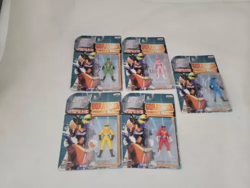 Banpresto Himitsu Sentai Goranger Power Ranger 1975 Action Figure Collection Set