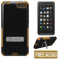 Brown Tri-shield Soft Skin Hard Case Stand Screen Saver For Amazon Fire Phone on sale Brown Tri-shield Soft Skin Hard Case Stand Screen Saver For Amazon Fire Phone on sale