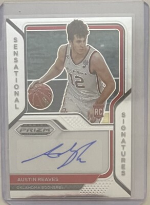 2021 Prizm Draft Picks Sensational Signatures Austin Reaves Auto 
