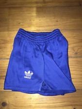 Vintage Adidas Beckenbauer sports pants D3 XS rare cotton shorts pant pants shiny