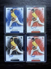 Sam Tookoian OLE MISS 2021 Leaf Perfect Game auto Autograph Lot X4 ANGELS