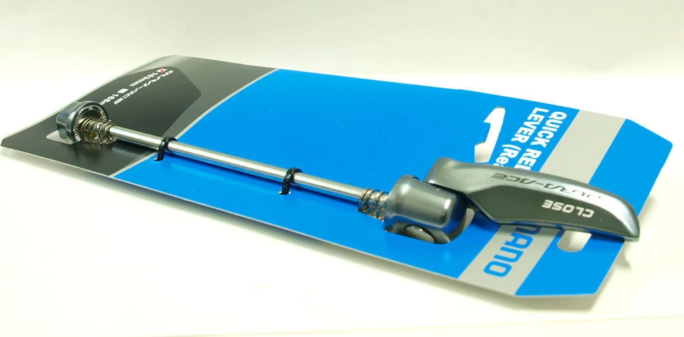 Shimano Dura-Ace HB/FH/WH-9000 Front & Rear Quick Release/Skewer Set 133mm+163mm - Image 4 of 4