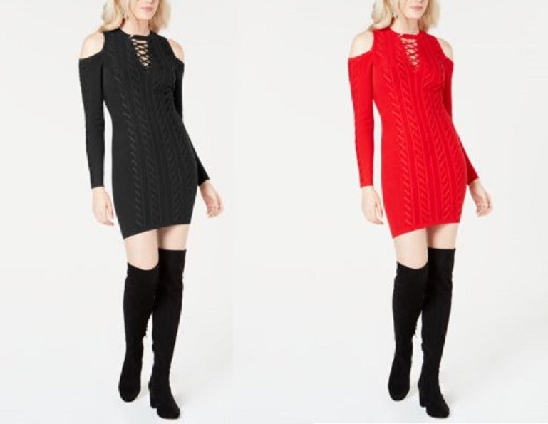 Trina Rib Curved Hem Dress Trina Rib Curved Hem Dress