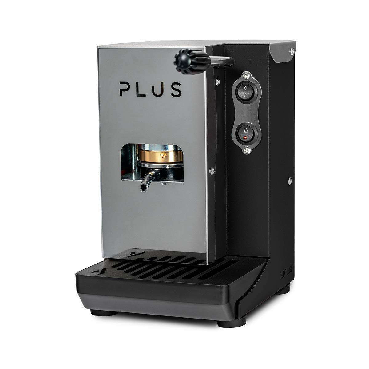 Aroma PLUS Nera: Macchina Caffè Cialde ESE 44mm Professionale 400W