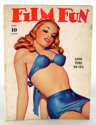 Enoch Bolles Film Fun #639 July 1942 Hollywood Spicy Magazine Long Time No Sea