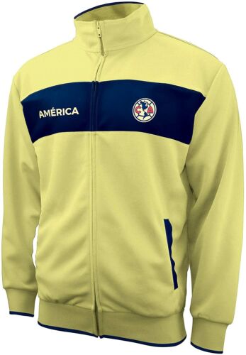 Icon Sports Club America Trainingsjacke offiziell lizenziert Farbe gelb - Bild 1 von 2