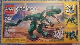 Lego Mighty Dinosaurs Creator 3-in-1 New Sealed 31058 T-Rex 