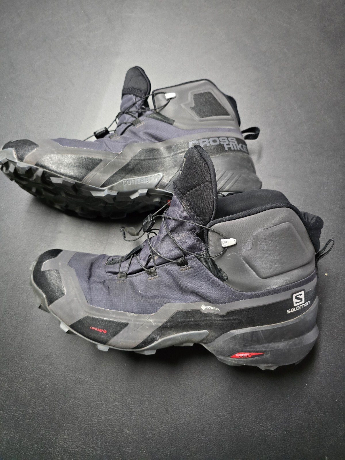 Scarpone da trekking Salomon Cross Hike Mid 12 5 GORE TEX GTX nero uomo