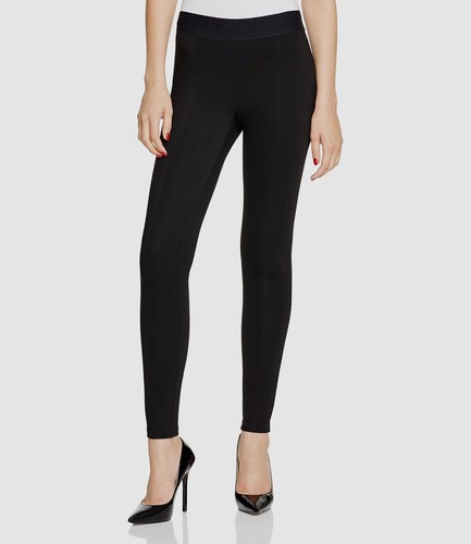 $198 Hue Women's Black Seamed Blackout 