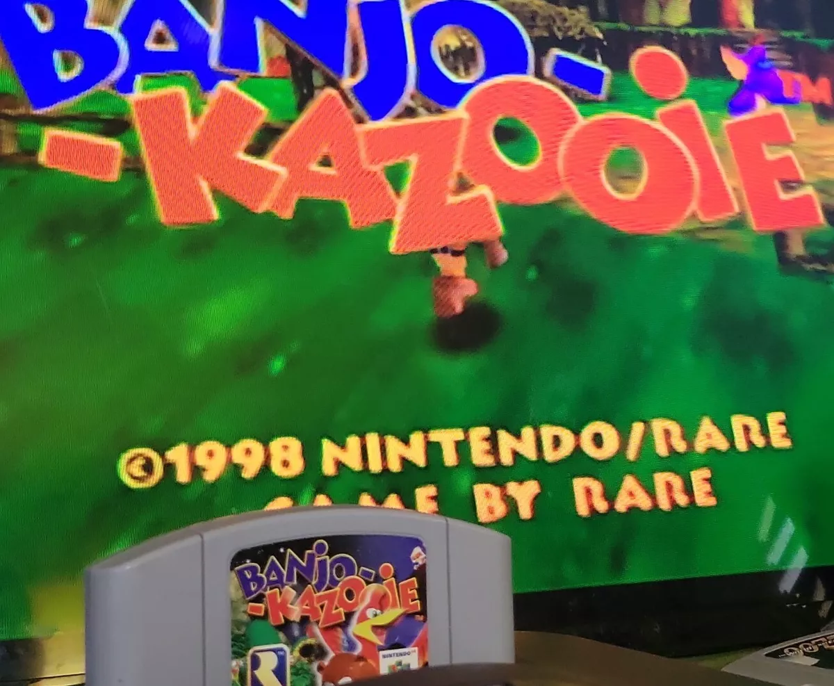 N64 Banjo-Kazooie Nintendo 64 Game Authentic Cartridge Only Tested