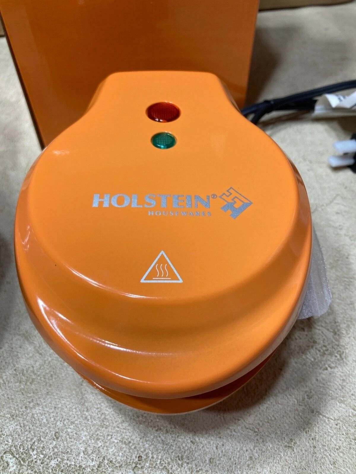 Holstein Housewares HM-09109MYI Personal Griddle - Orange and Purple