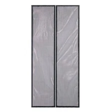 2x Auto Mesh Hands-Free Screen Door Mesh Magnets Anti-bug fly Mosquito NO BOX 