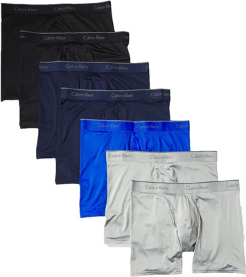 Calvin Klein Men's Micro Stretch 7-Pack Boxer Brief, Large