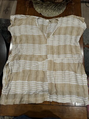 Preowned Anthropologie Akemi + Kin Linen Top Size L