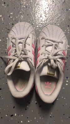 adidas superstar pink stripes