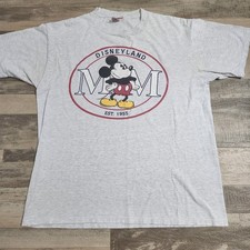 90s Disneyland Mickey Mouse T Shirt XL Single Stitch Made In USA Disney Designs