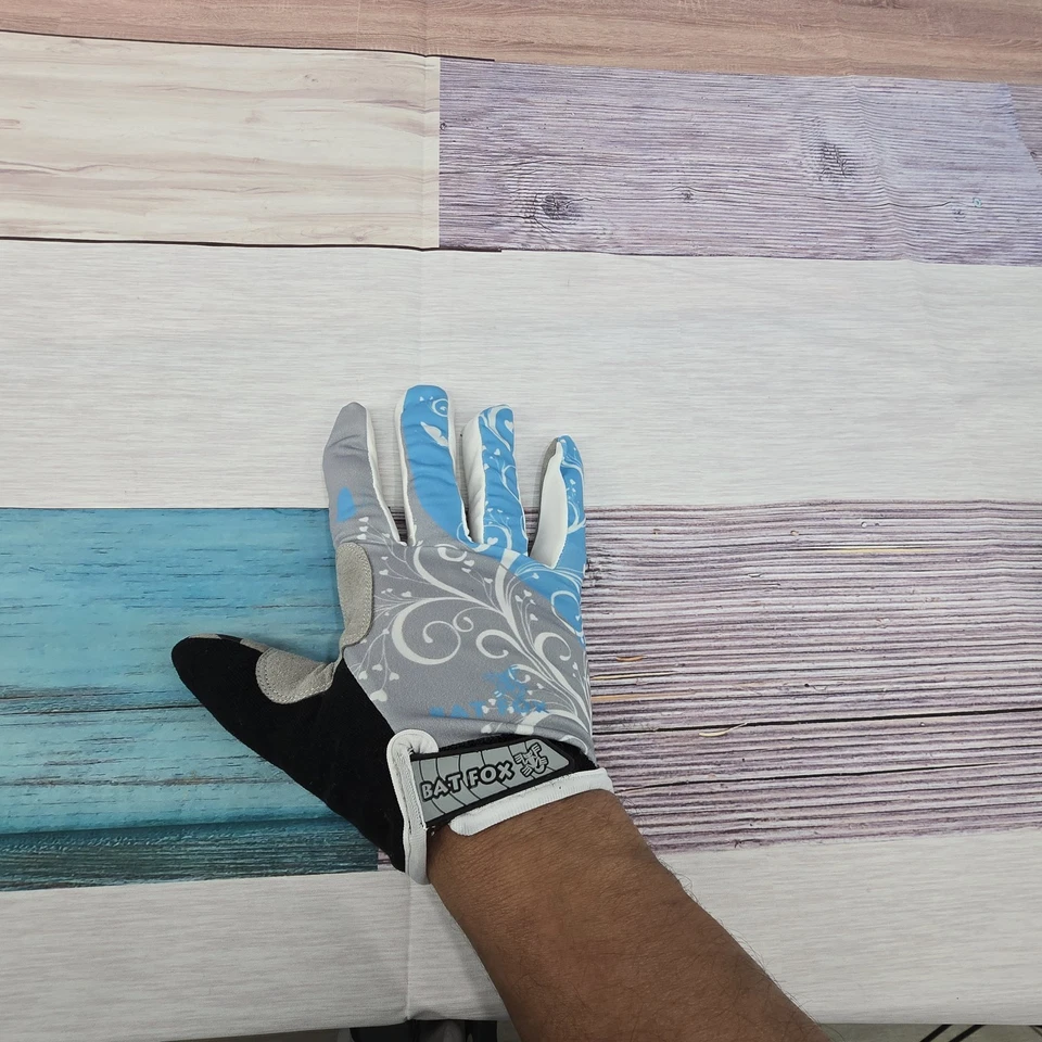 Guantes Bat Fox Dedo Completo Adulto Pequeño Gel Ciclismo Bicicleta Carreras Deporte Usados en Excelente Condición Foto 4 de 4