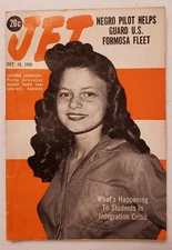 Jet Magazine October 16 1958 Student Integration~Negro Pilot~Earth Kitt~Fashion