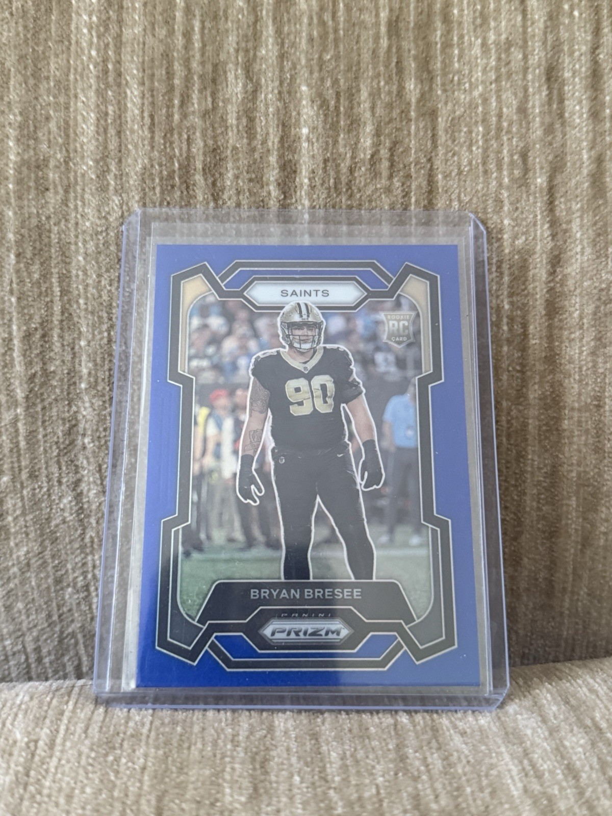 2023 Panini Prizm Football #372 Bryan Bresee Retail Blue SSP Rookie RC Saints