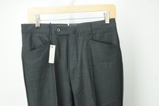 Incotex Elasticised Gray Wool Blend Mens Dress Pants Sz 44 EU BRAND NEW