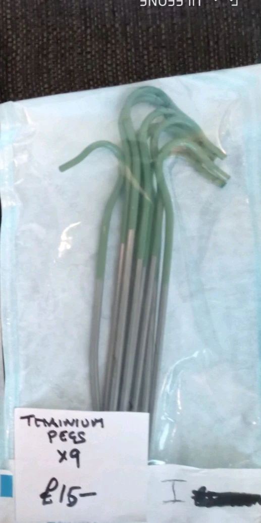 last 2 packs left Specialist Tent Pegs