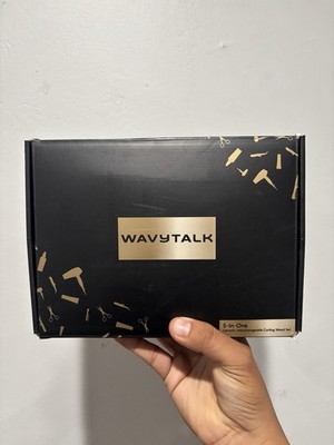 WAVYTALK 5-In-1 Ceramic Interchangeable Curling Wand Set Dual Voltage Rose Gold