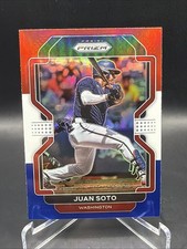 Juan Soto 2022 Panini Prizm Red/White/Blue Prizm #117 Washington Nationals